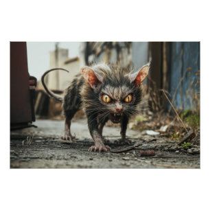 Monster rat poster