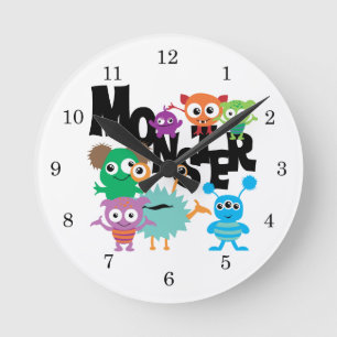 Monster Round Clock