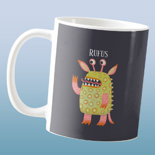 Monster Rufus Custom Name Coffee Mug