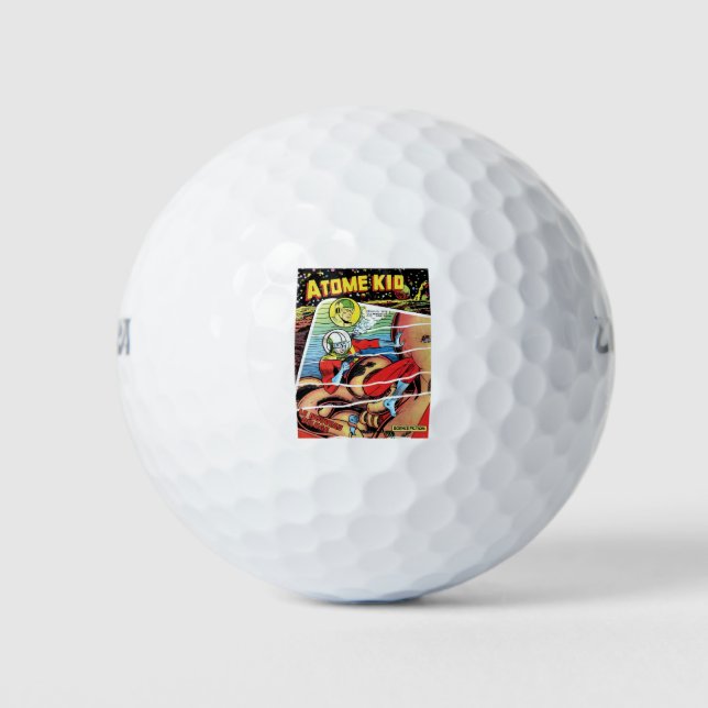 Monster - Scifi - Astronaut - Retro France Cover Golf Balls (Front)