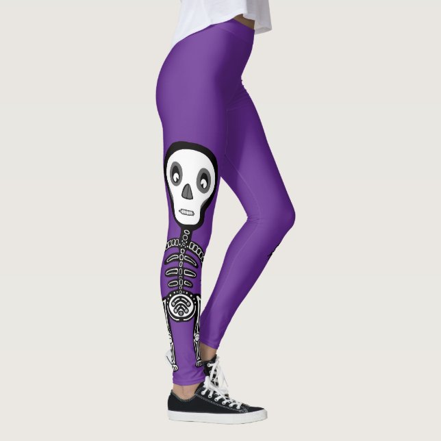 Monster skeletons Leggings (Right)