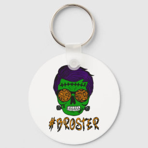 Monster Skull Broster Brother Halloween Matching F Key Ring