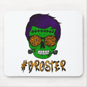 Monster Skull Broster Brother Halloween Matching F Mouse Mat