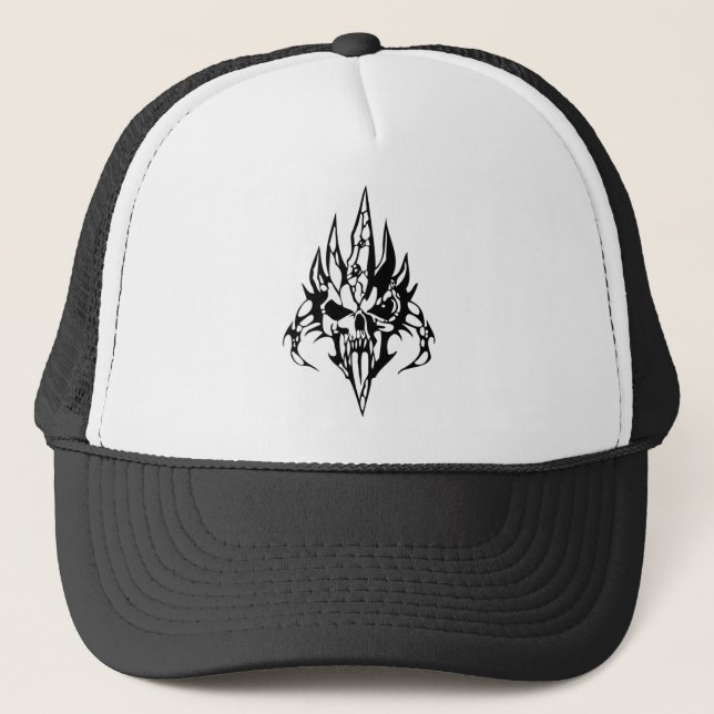 Monster Skull Trucker Hat (Front)