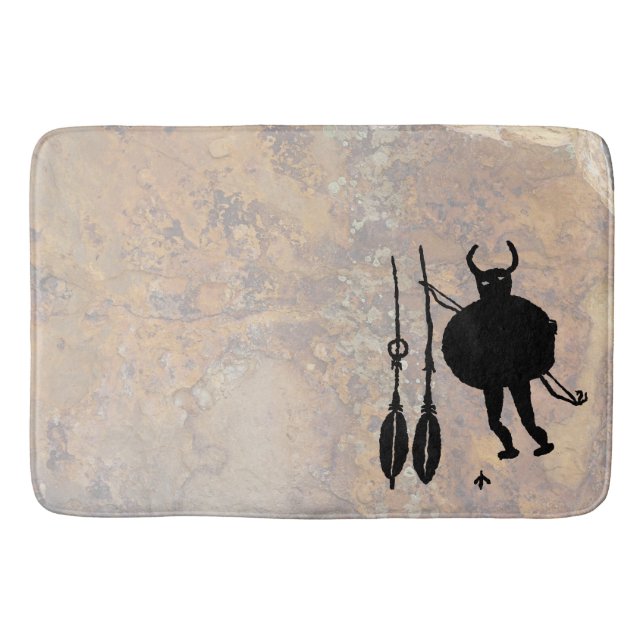 Monster Slayer, Blanco, New Mexico Bath Mat (Front)