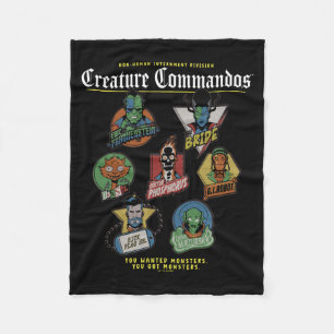 Monster Squad Badges Performance Fleece Blanket