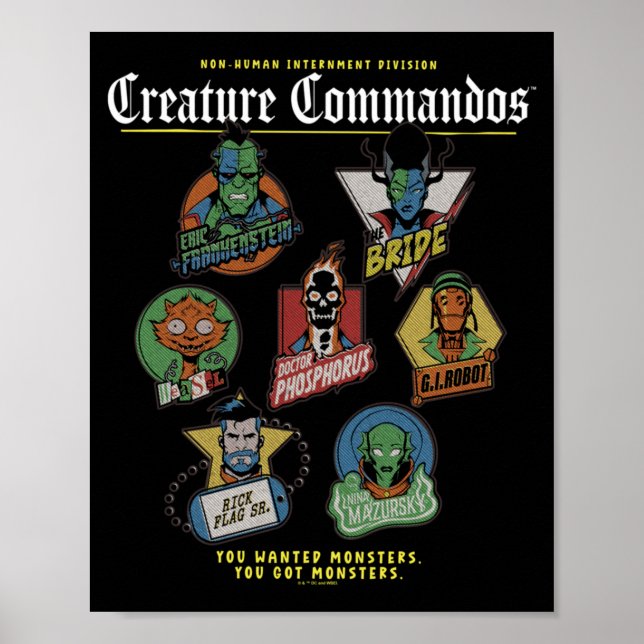 Monster Squad Badges Performance Poster (Front)