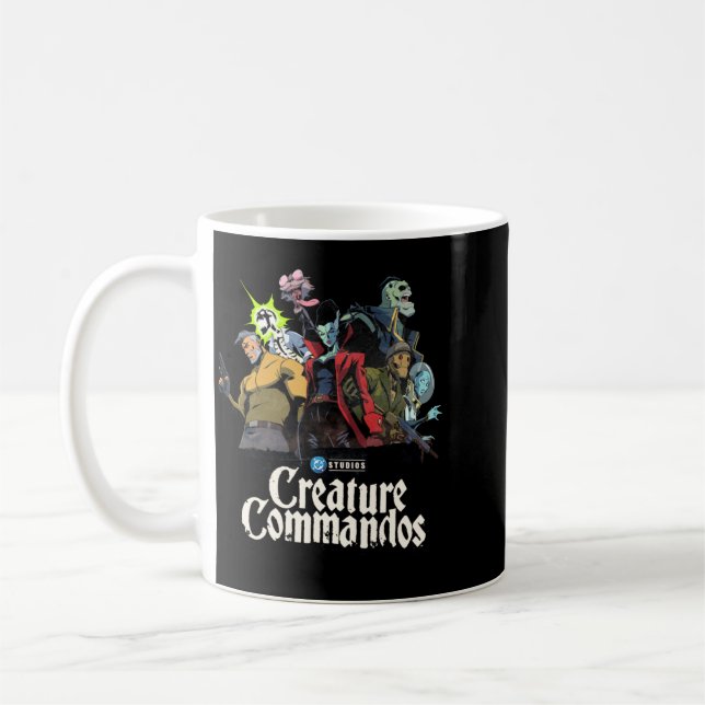 Monster Squad Group Pose Performance Coffee Mug (Left)