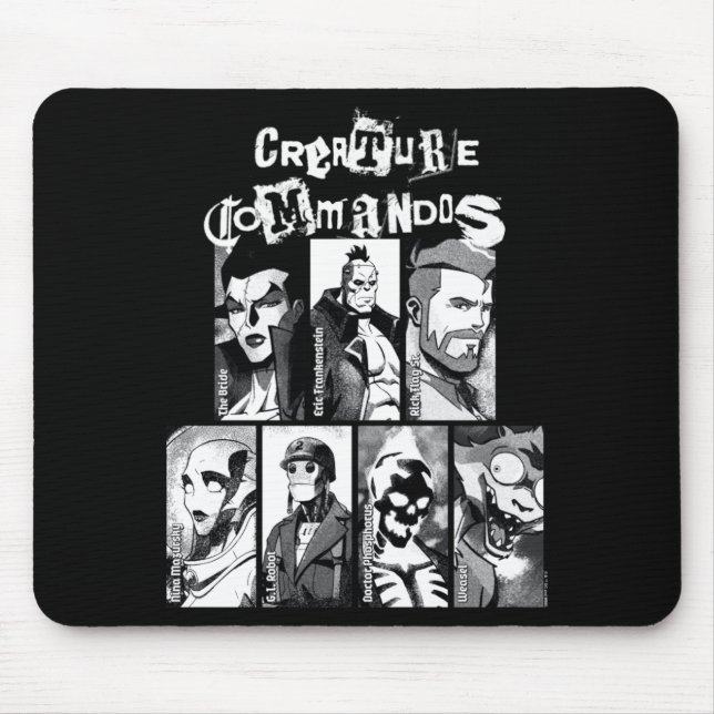 Monster Squad Portraits Performance Mouse Mat (Front)