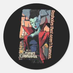 Monster Squad The Bride Performance Classic Round Sticker