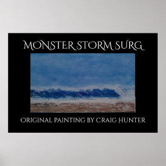 Monster storm surg poster