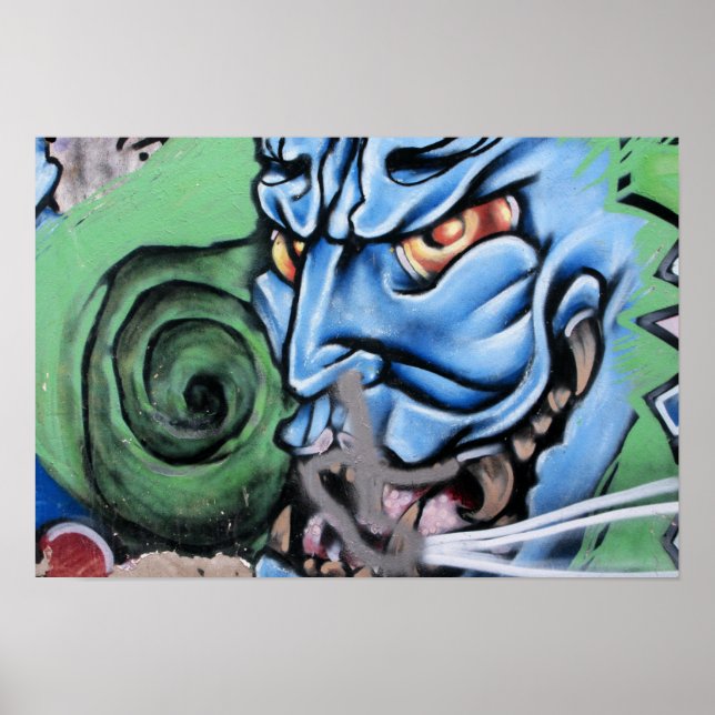 Monster Street Art of Las Palmas Poster (Front)