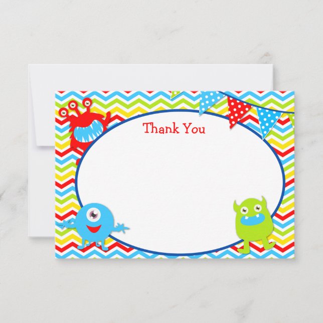 Monster Thank You Notes (Front)