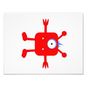 Monster Theme Baby Boy Room Print (1 of 4)
