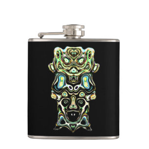 Monster Totem 5 Hip Flask