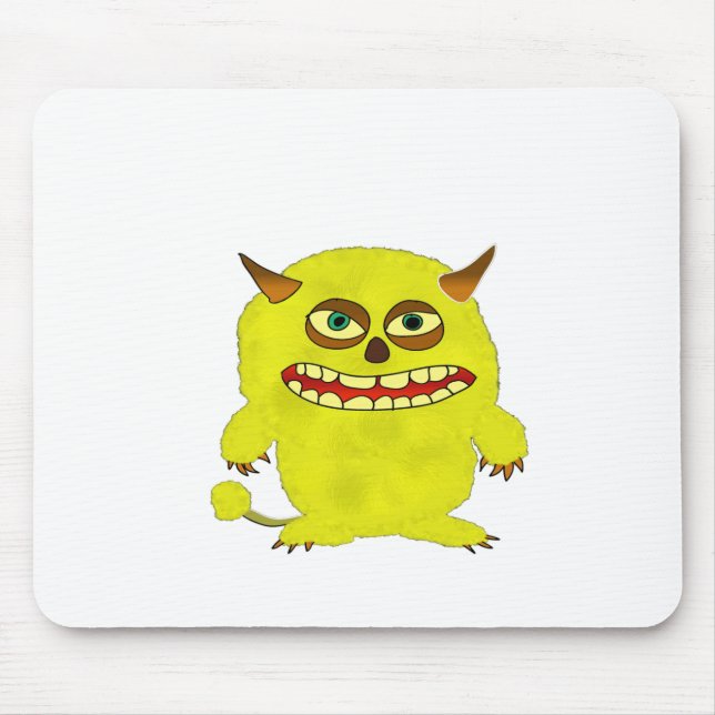 monster troll halloween shudder mouse mat (Front)