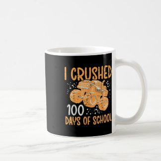 Monster Truck 100 Days School 100th Day Boys Kids  Coffee Mug