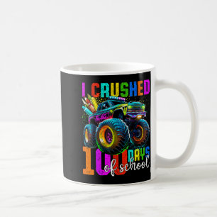 Monster Truck 100th Day Of School Boys 100 Days Of Coffee Mug