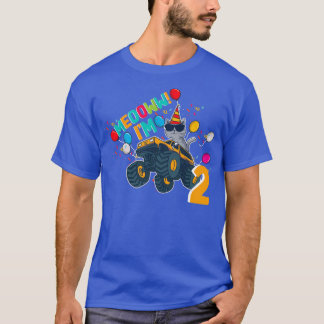 Monster Truck 2 Cat Driver Cute Kitten Pet Animal  T-Shirt
