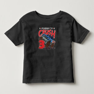 Monster Truck 3rd Birthday Toddler T-Shirt
