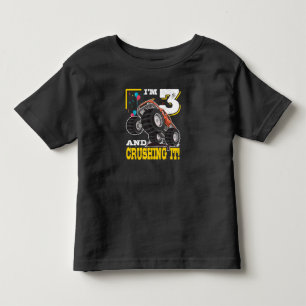 Monster Truck 3rd Birthday Toddler T-Shirt