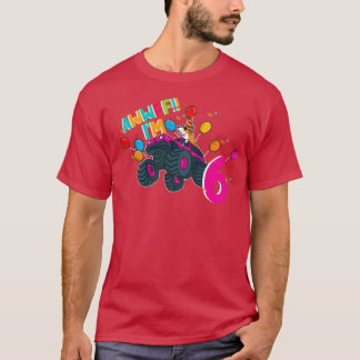 Monster Truck 6 Corgi Driver Cute Pet Dog Animal T-Shirt