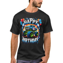 Monster Truck 6th Birthday Design – Roar into 6