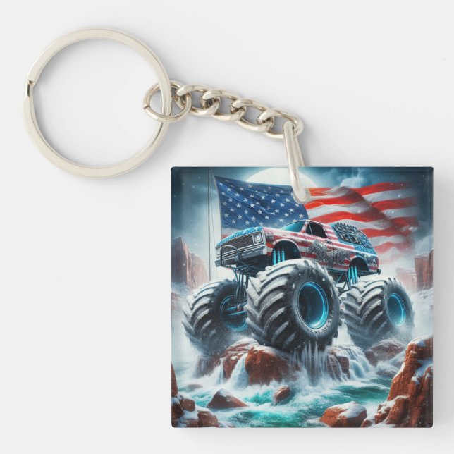 MONSTER TRUCK ACRYLIC KEYCHAIN (Front)