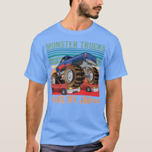 Monster Truck Are My Jam Retro Vintage2054 T-Shirt