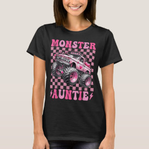 Monster Truck Auntie Family Matching Monster T-Shirt