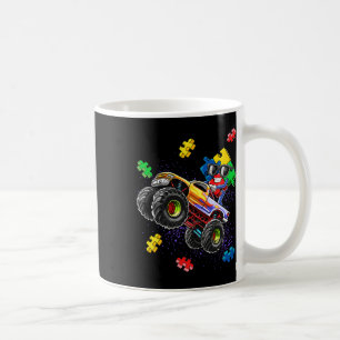 Monster Truck Autism Awareness Puzzle Piece Gift F Coffee Mug