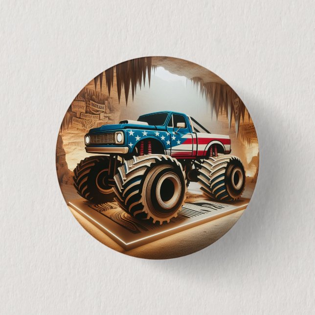 MONSTER TRUCK BADGE (Front)