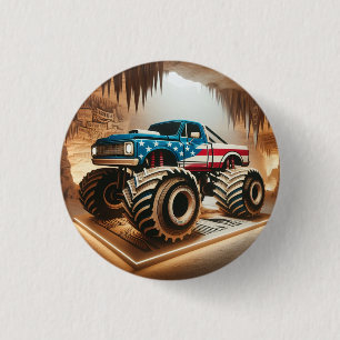 MONSTER TRUCK BADGE