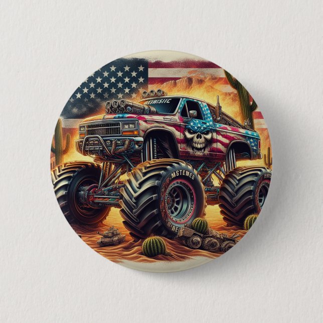 MONSTER TRUCK BADGE (Front)