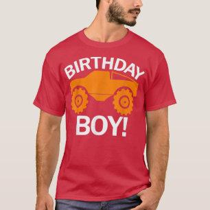Monster Truck Birthday Boy T Shirt 