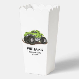 Monster Truck Birthday Party Minimal Boys Birthday Favour Box