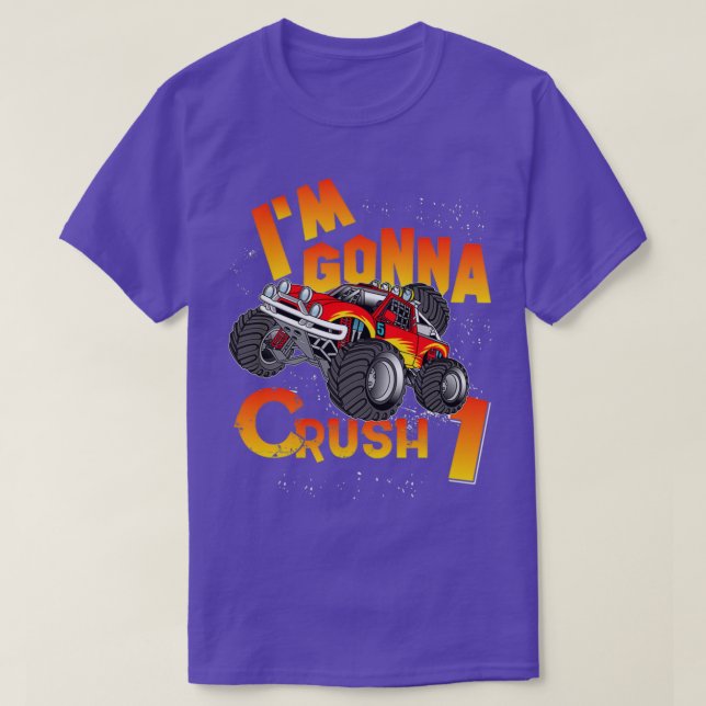 Monster Truck Birthday Shirt (Design Front)