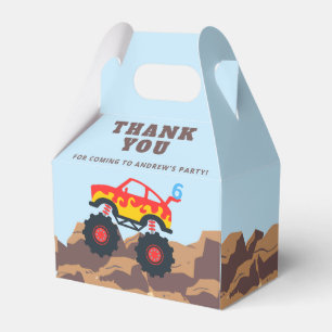 Monster Truck Boy Birthday Party Favour Box