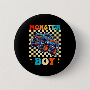 Monster Truck Boy Family Matching Monster Trucks B 6 Cm Round Badge