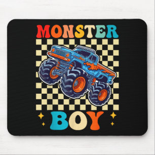Monster Truck Boy Family Matching Monster Trucks B Mouse Mat