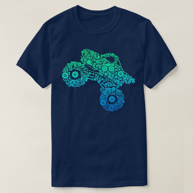 Monster Truck Boys Kids Girls  T-Shirt (Design Front)