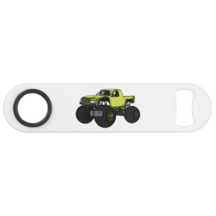 Monster truck cartoon illustration