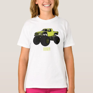 Monster truck cartoon illustration T-Shirt