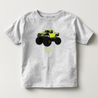 Monster truck cartoon illustration