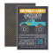 Monster Truck Chalboard Birthday Party Invitation