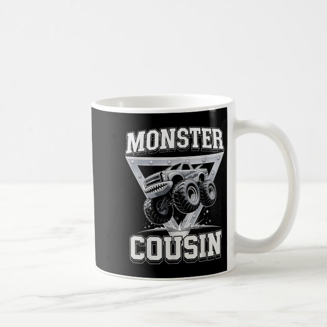Monster Truck Cousin Fathers Day Monster Truck Are Coffee Mug (Right)
