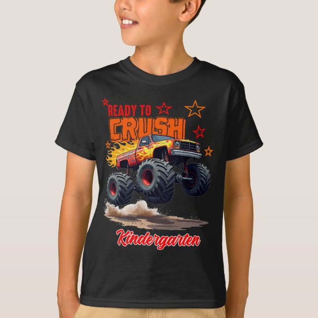 Monster Truck "Crush Kindergarten" Tee (Front)