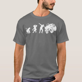 Monster Truck Dabbing Dance Funny Gift Evolution R T-Shirt