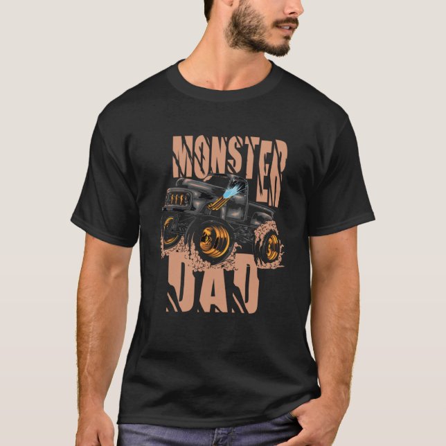 Monster Truck Dad Pullover Hoodie (Front)
