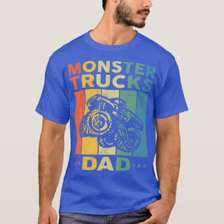 Monster Truck Dad Retro Vintage Monster Truck 3 T-Shirt